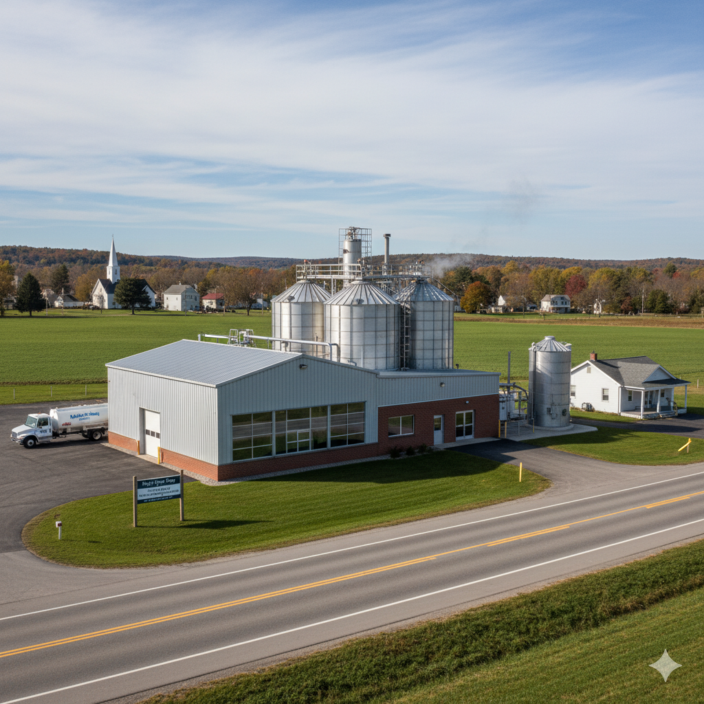 Industrial milk processing silos
